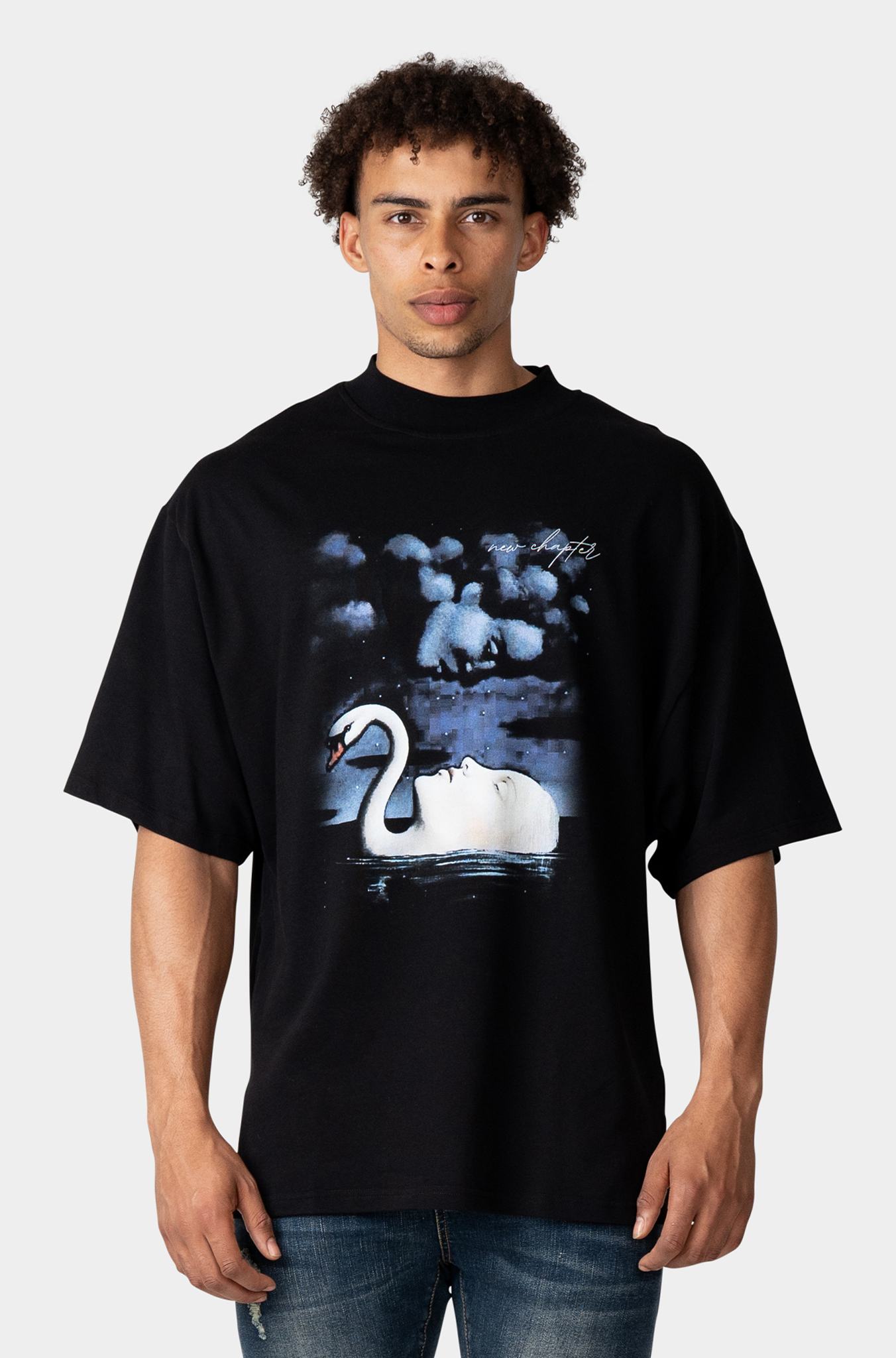 LA DONNA BLACK T-SHIRT