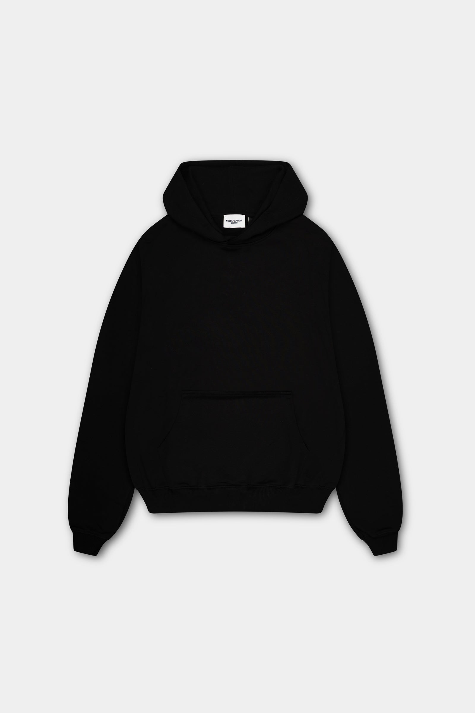 24/7 ESSENTIALS BLACK HOODIE