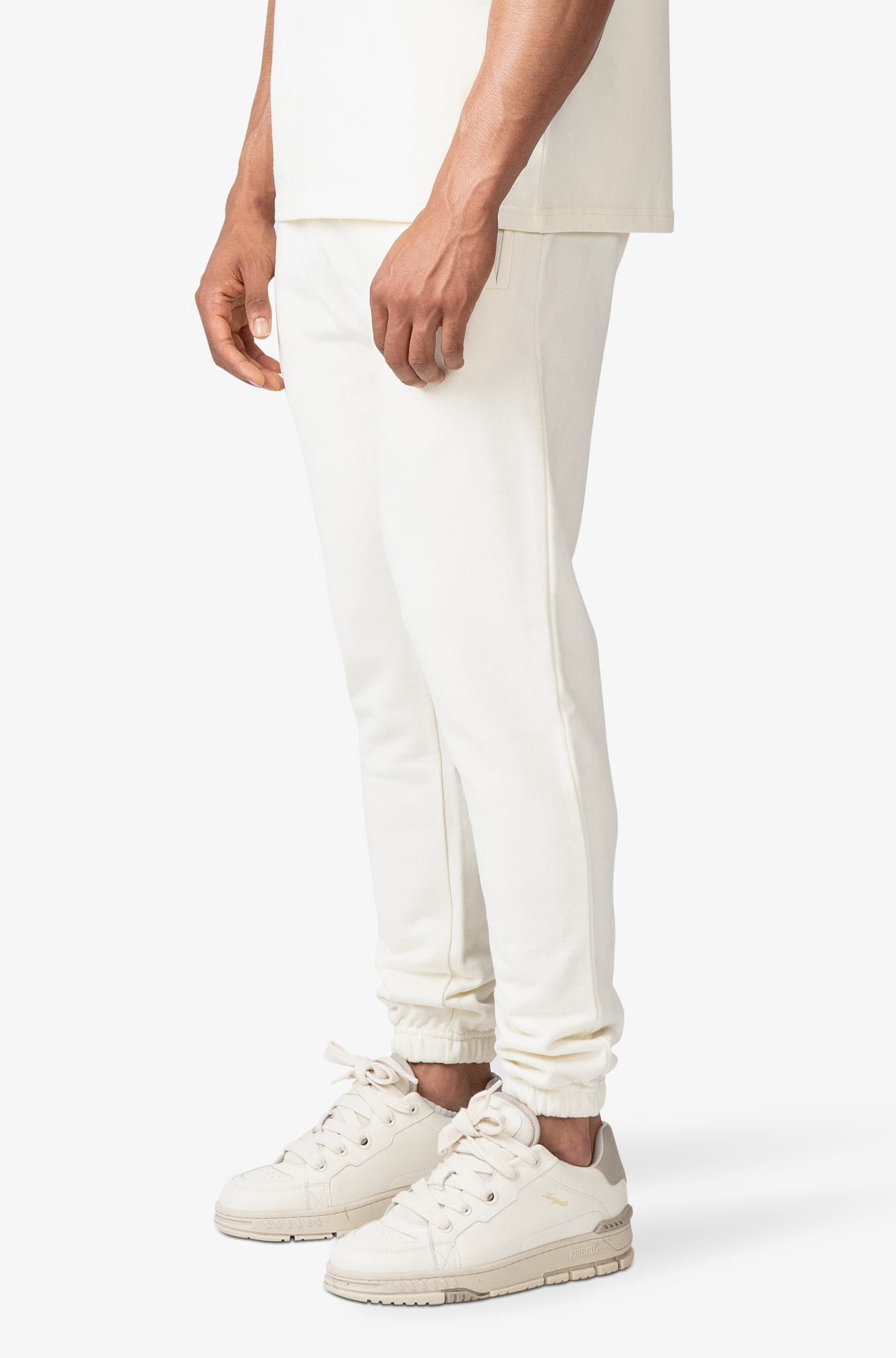 24/7 ESSENTIALS CREAM SWEATPANTS