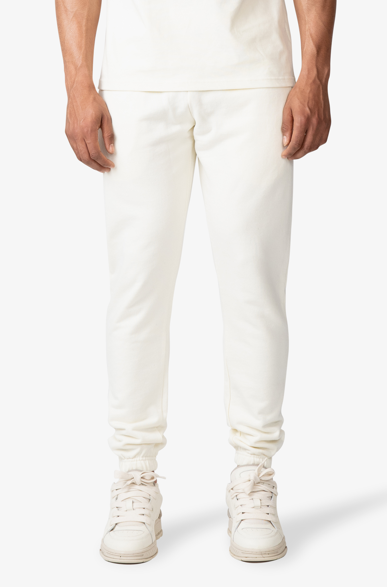 24/7 ESSENTIALS CREAM SWEATPANTS