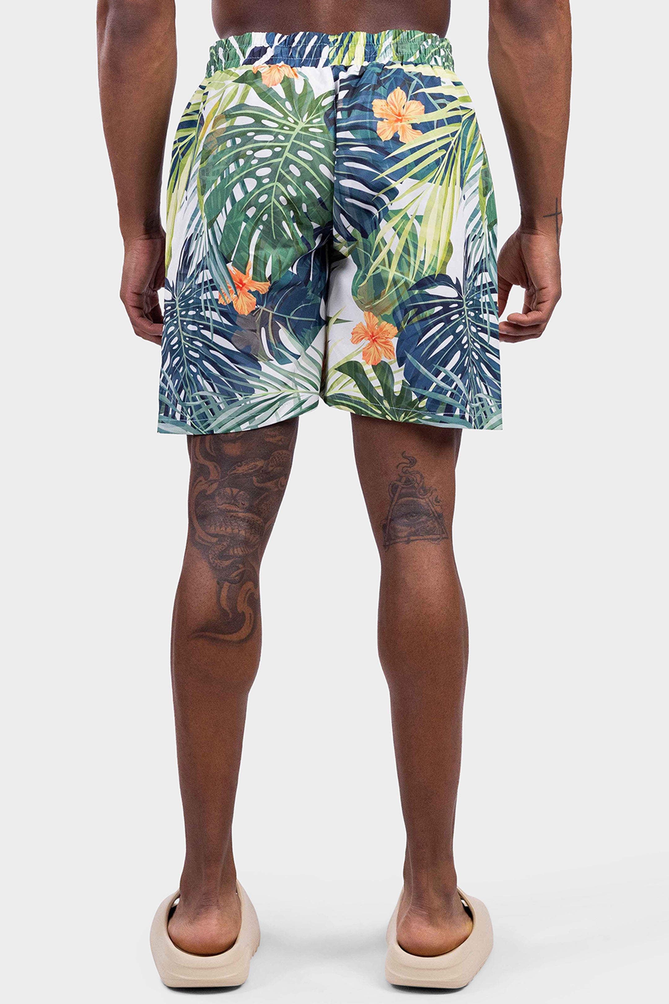 SWIMSHORTS FLORAL PALM