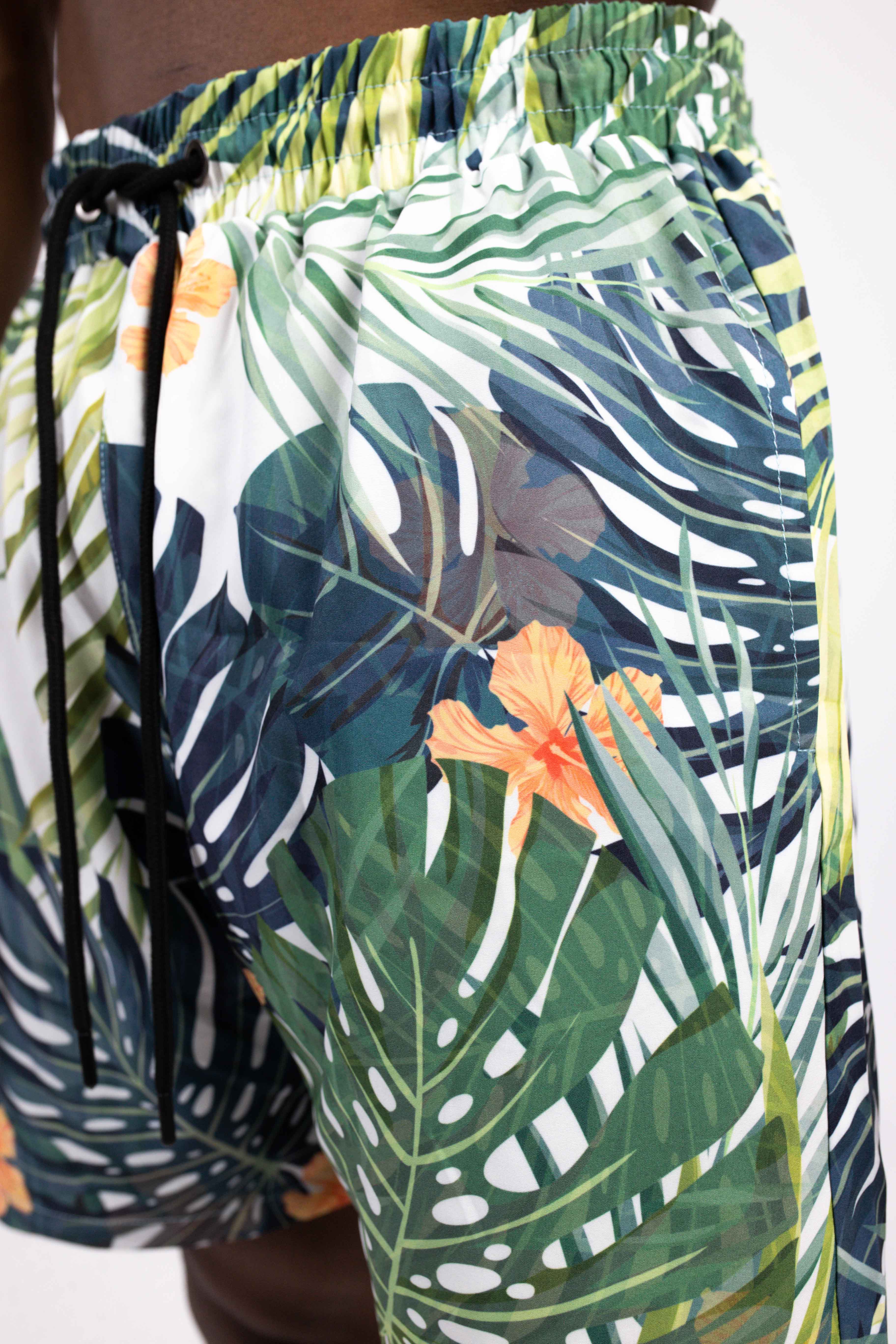 SWIMSHORTS FLORAL PALM