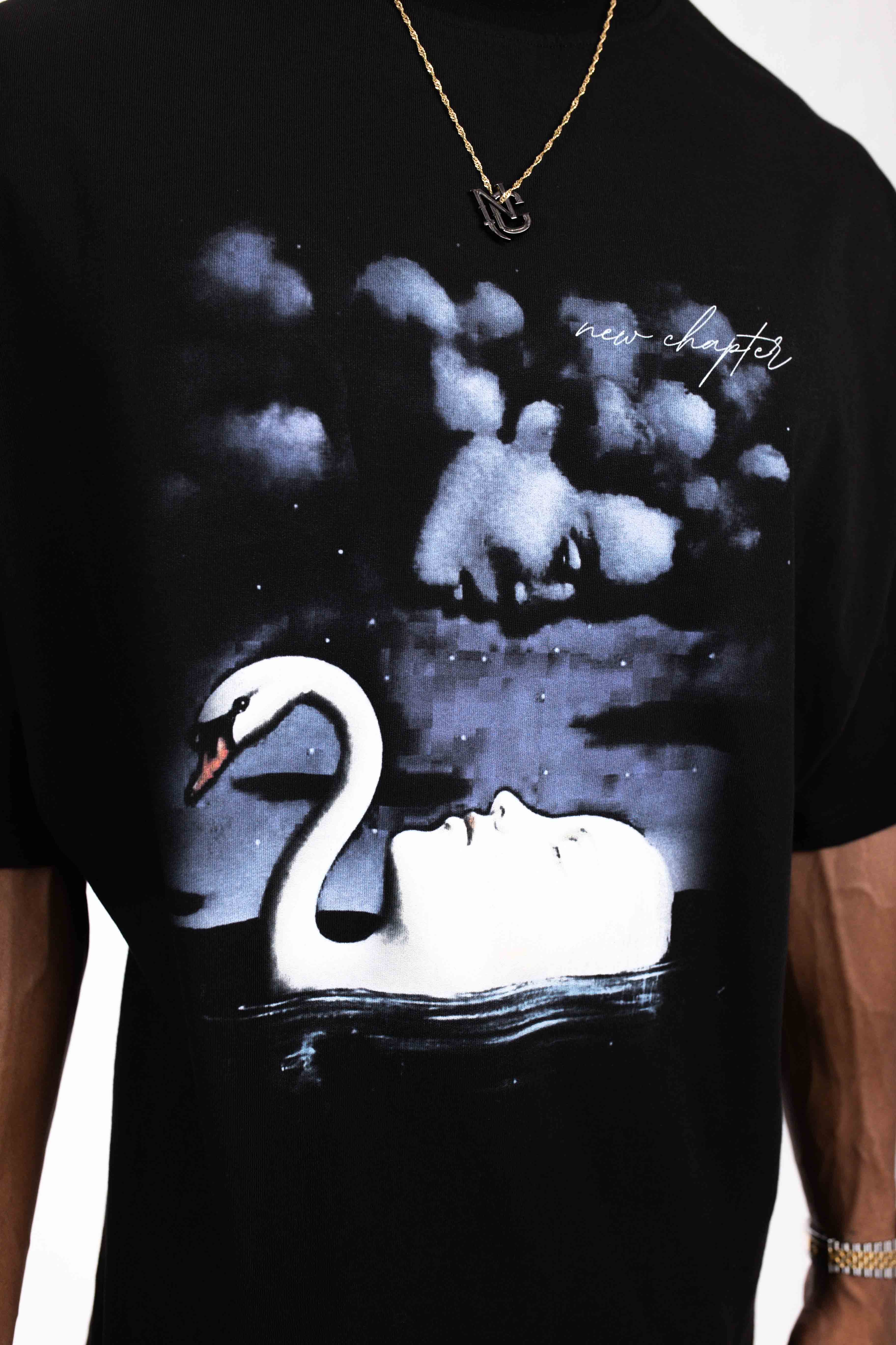 LA DONNA BLACK T-SHIRT