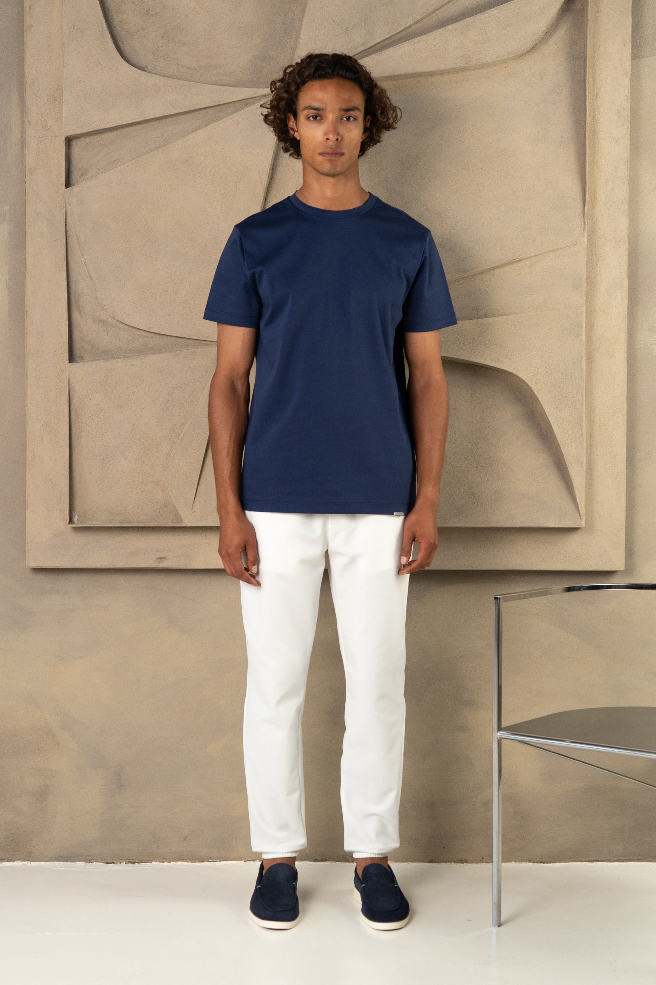 CAPRI LUXE T-SHIRT NAVY BLUE