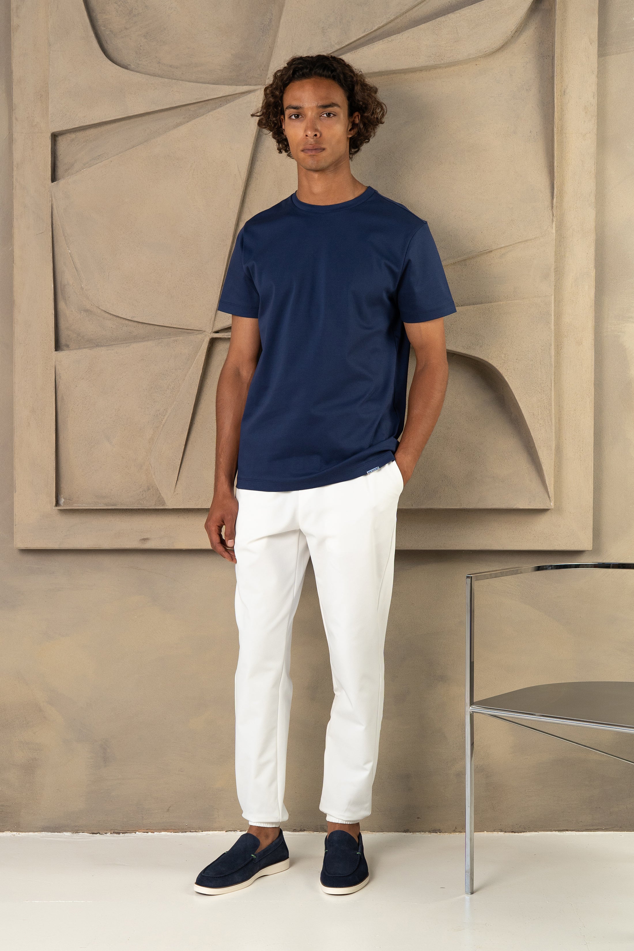 CAPRI LUXE T-SHIRT NAVY BLUE