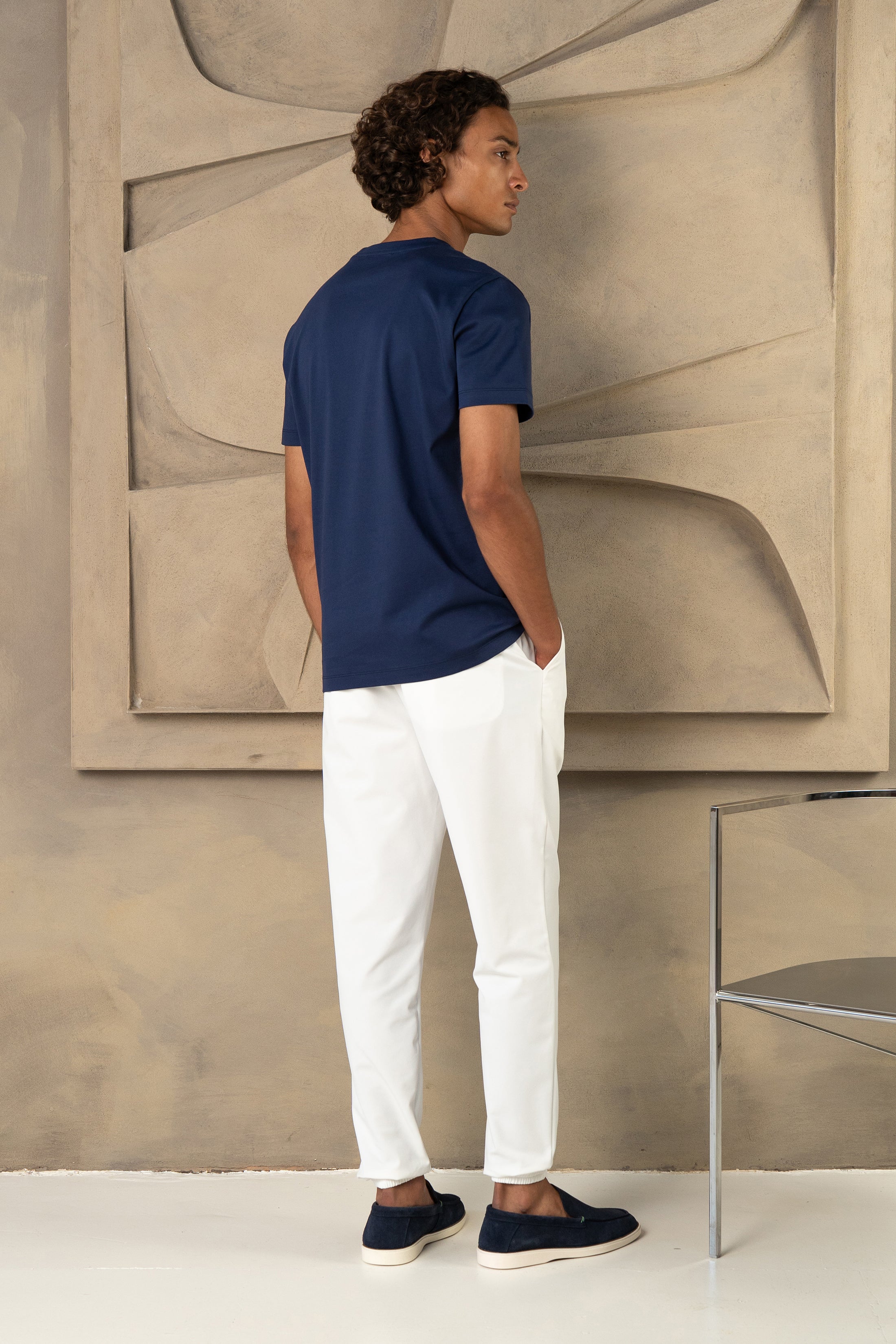 CAPRI LUXE T-SHIRT NAVY BLUE