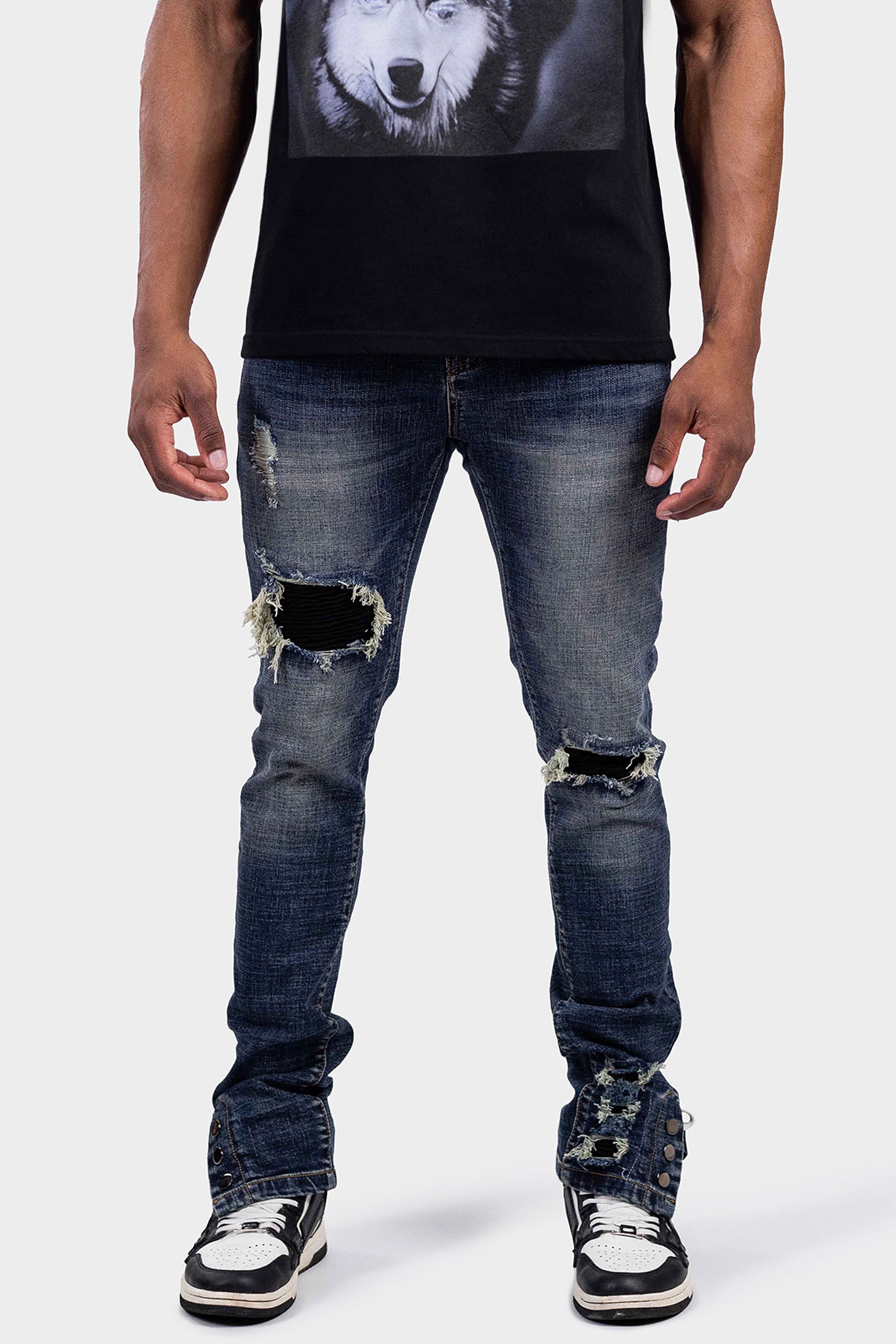 mens jeans heren jeans gescheurde broek ripped jeans een tweetje icon amsterdam legend london slim fit denim streetwear fashion bijenkorf high fashion designer gstar raw denim