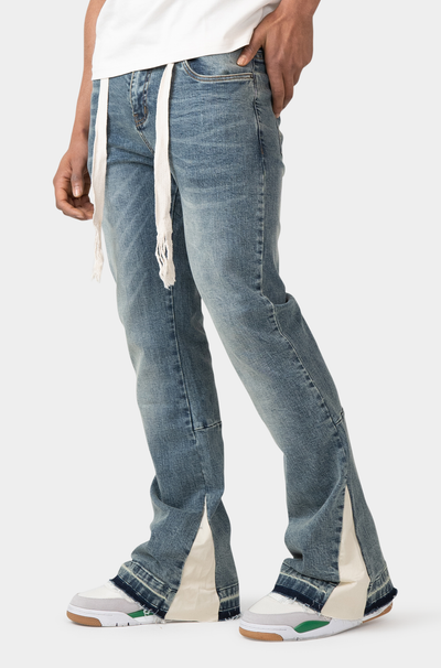 STACKED FLARE JEAN