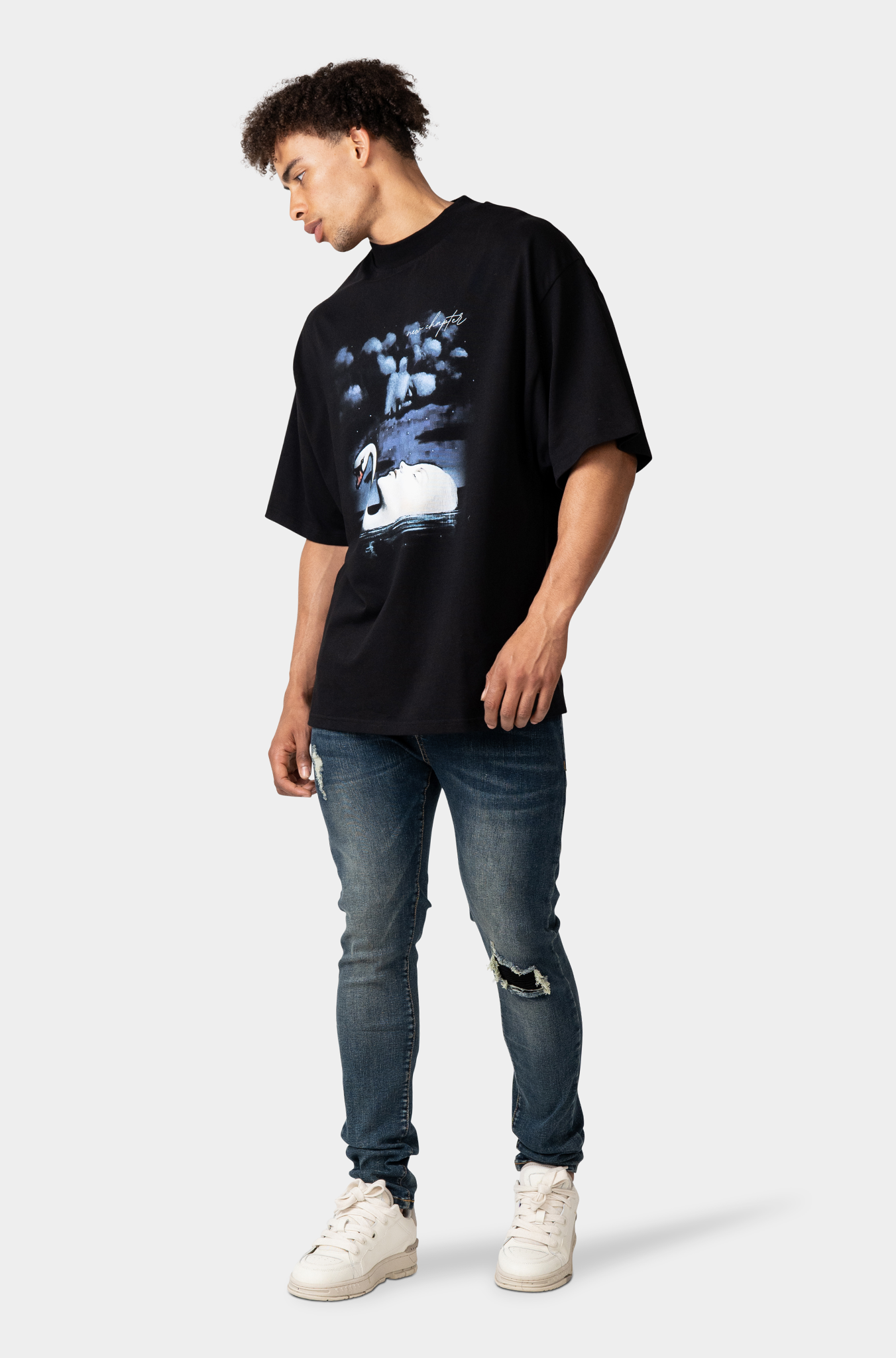 LA DONNA BLACK T-SHIRT