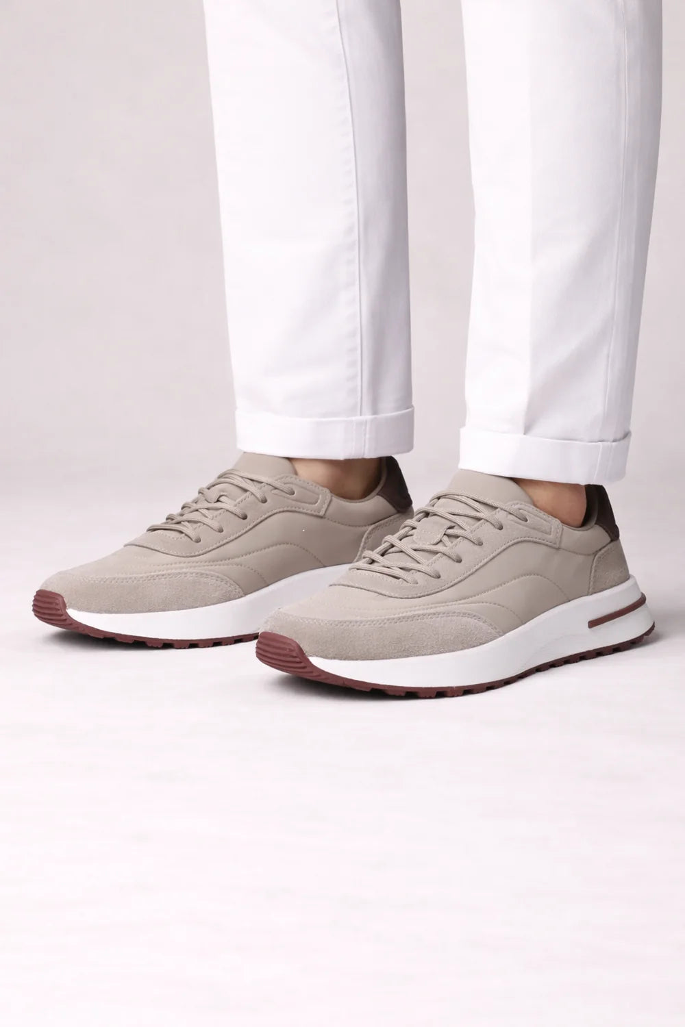 virelli core sneakers taupe