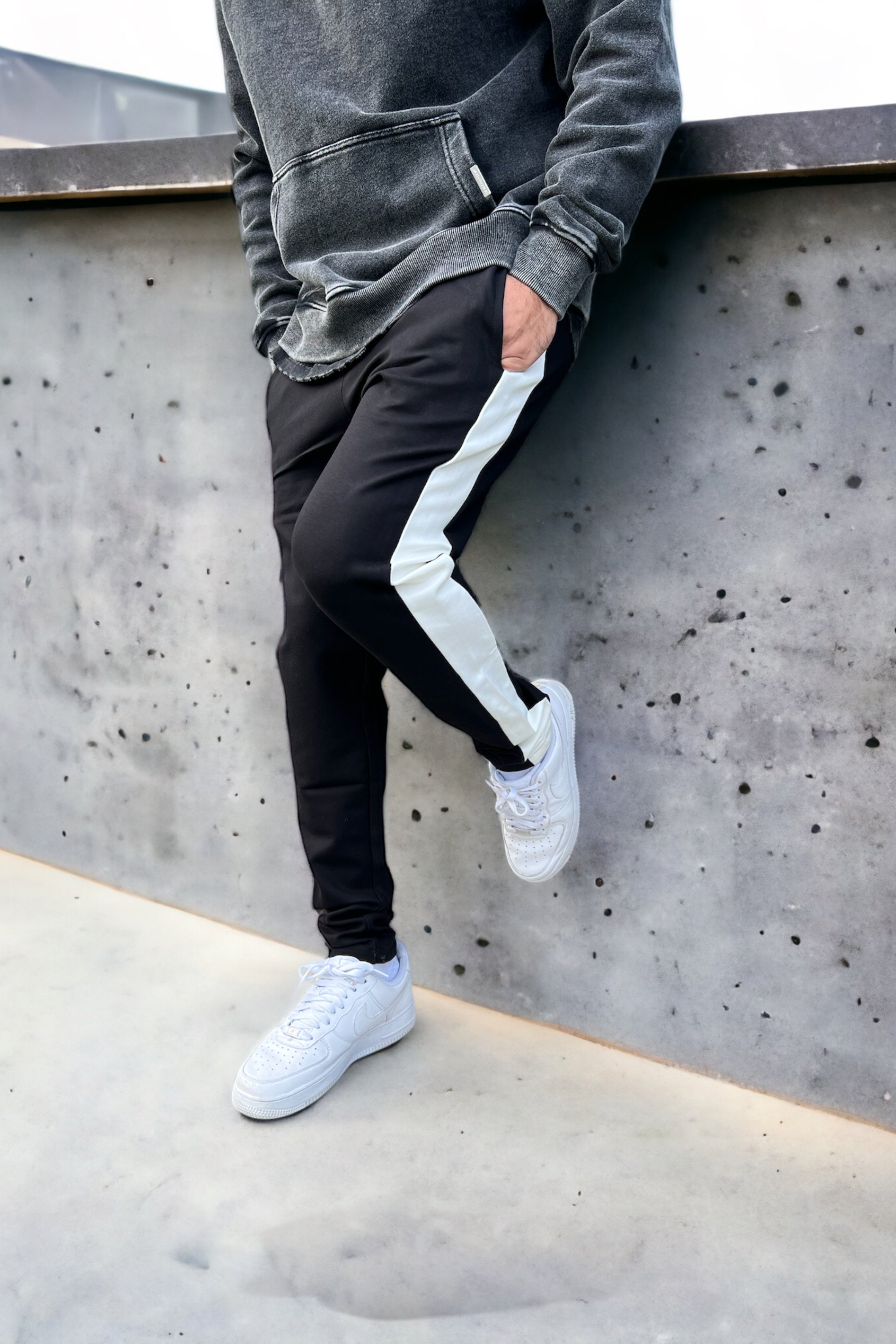 Black Track Pants Classic Track Pants New Chapter New Chapter