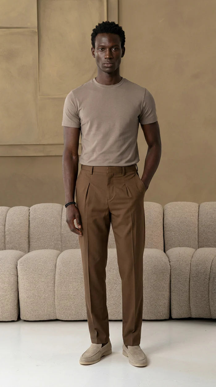 The socrates pants straight brown