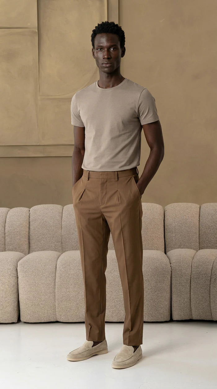 The socrates pants straight brown