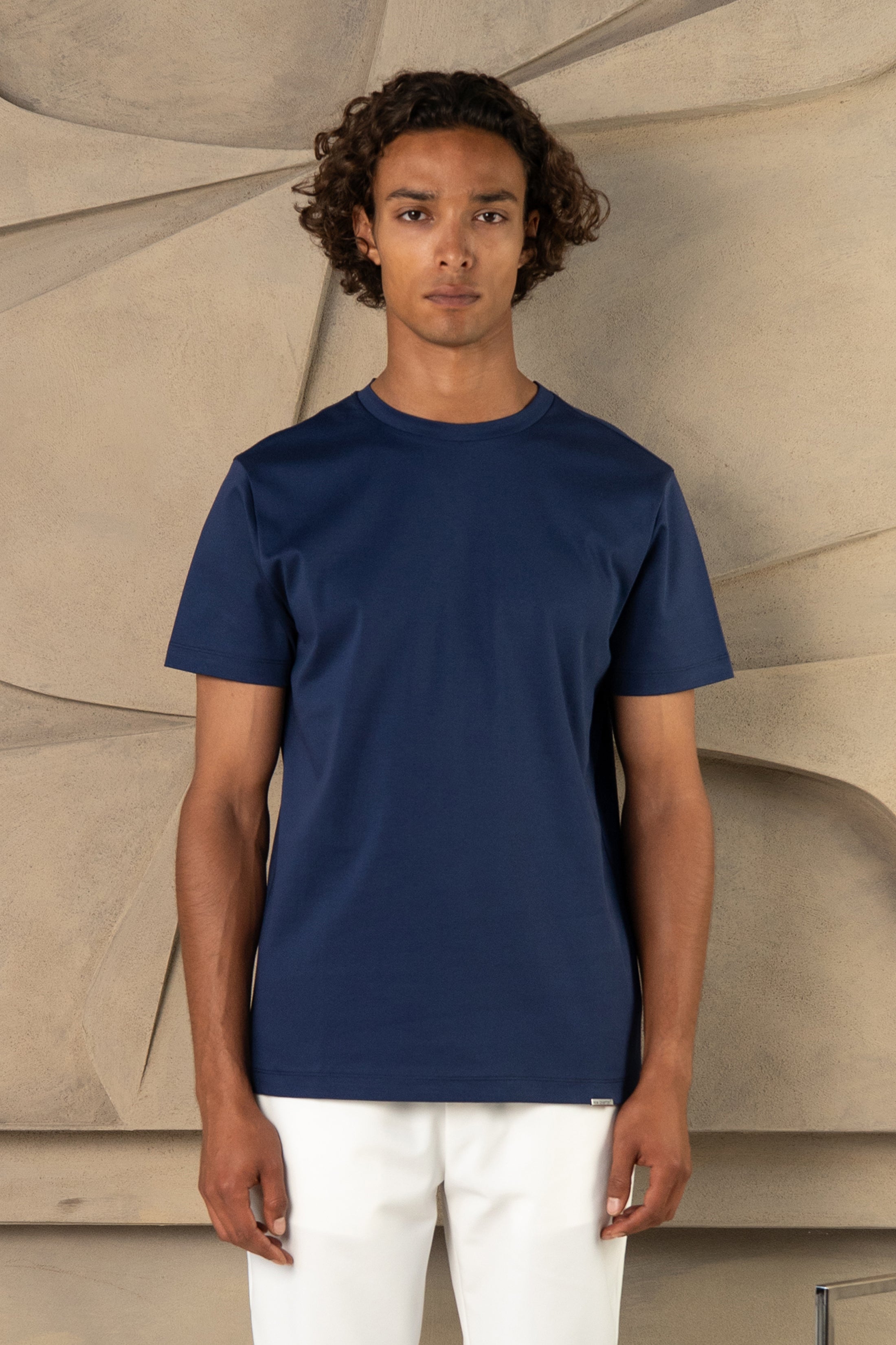CAPRI LUXE T-SHIRT MARINEBLAUW