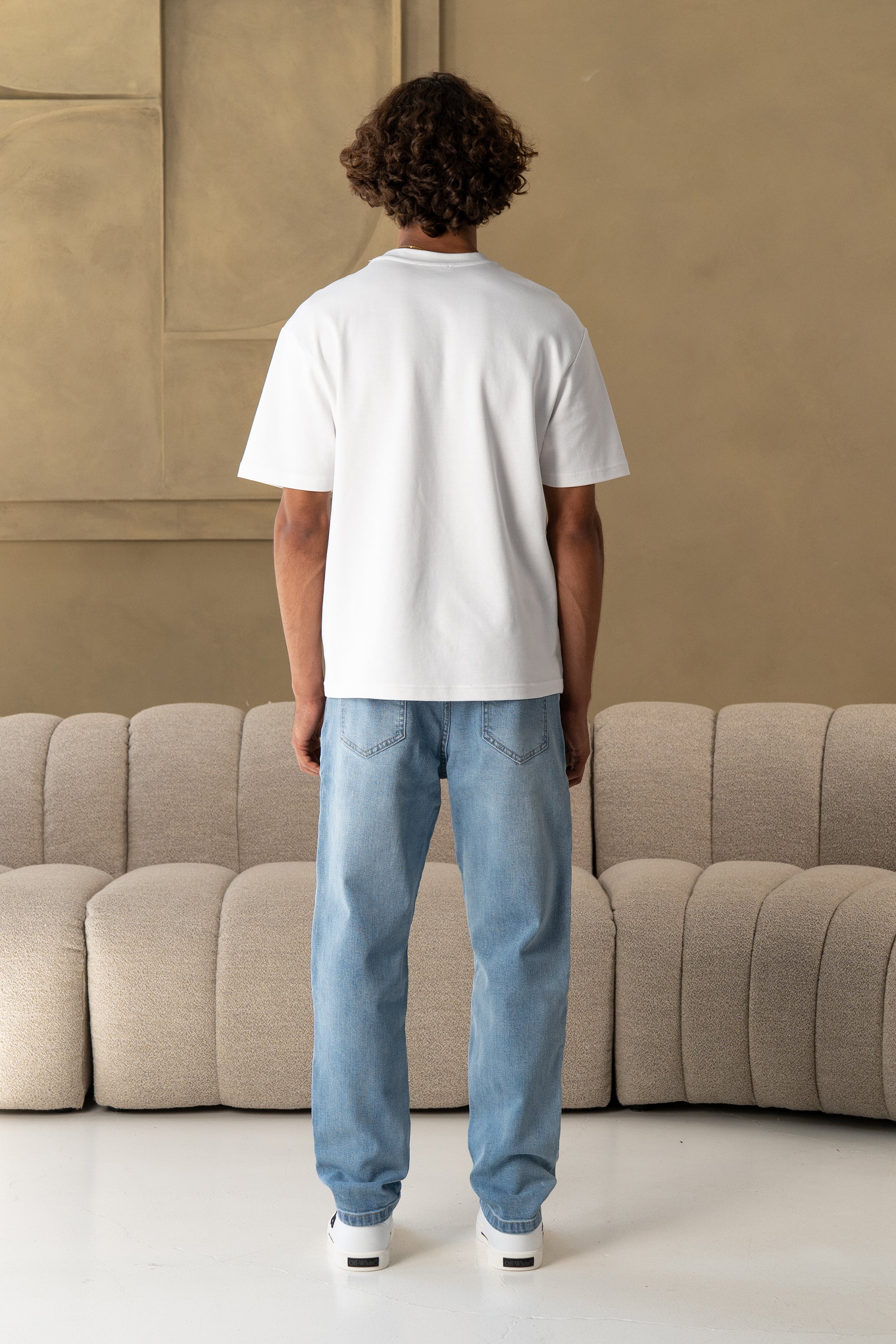 GINO SLIM CROPPED BLAUW