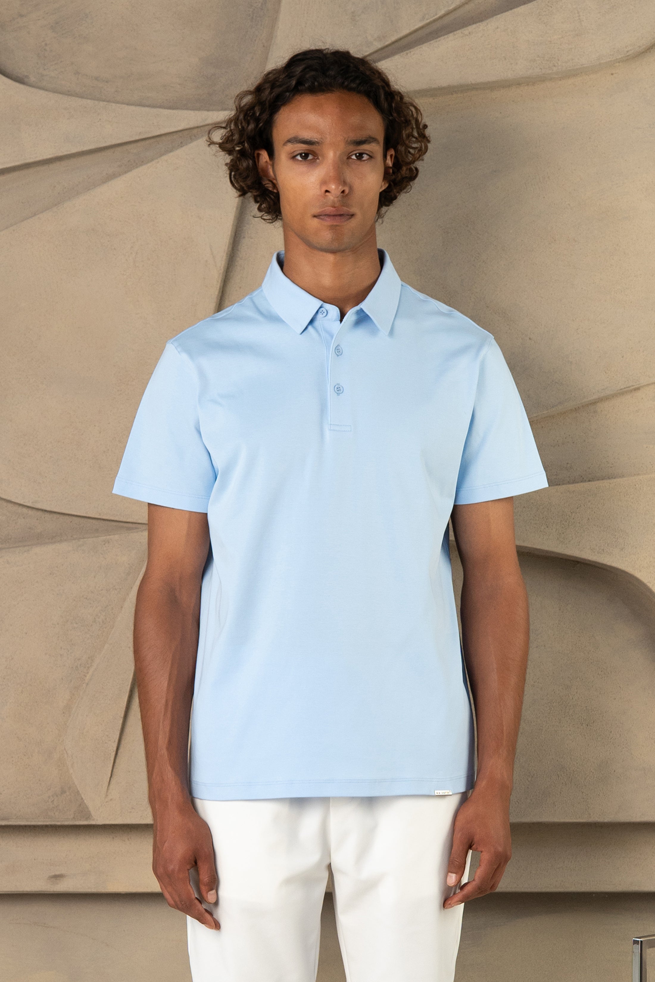 CAPRI LUXE POLO LIGHT BLUE
