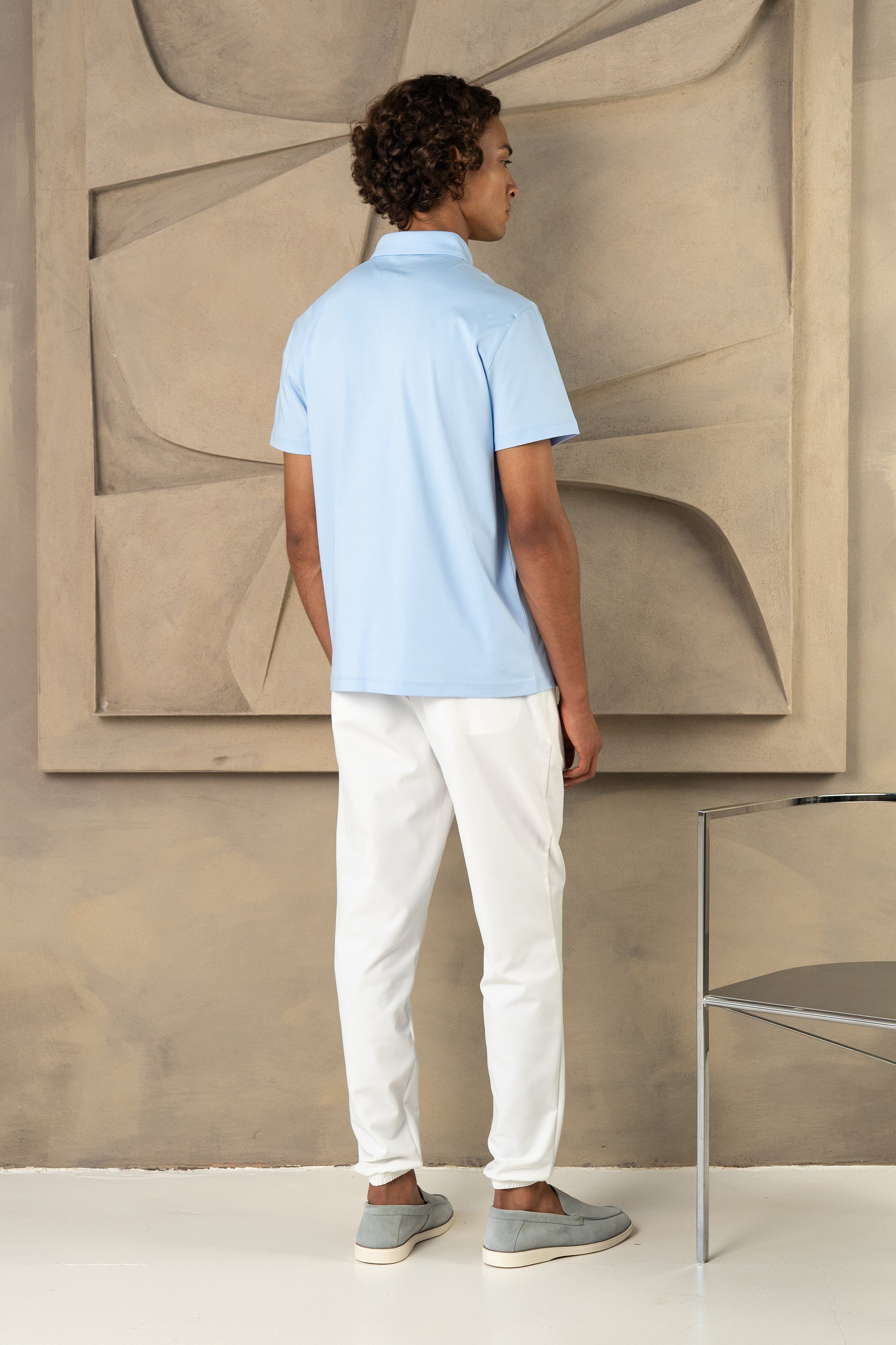 CAPRI LUXE POLO LIGHT BLUE