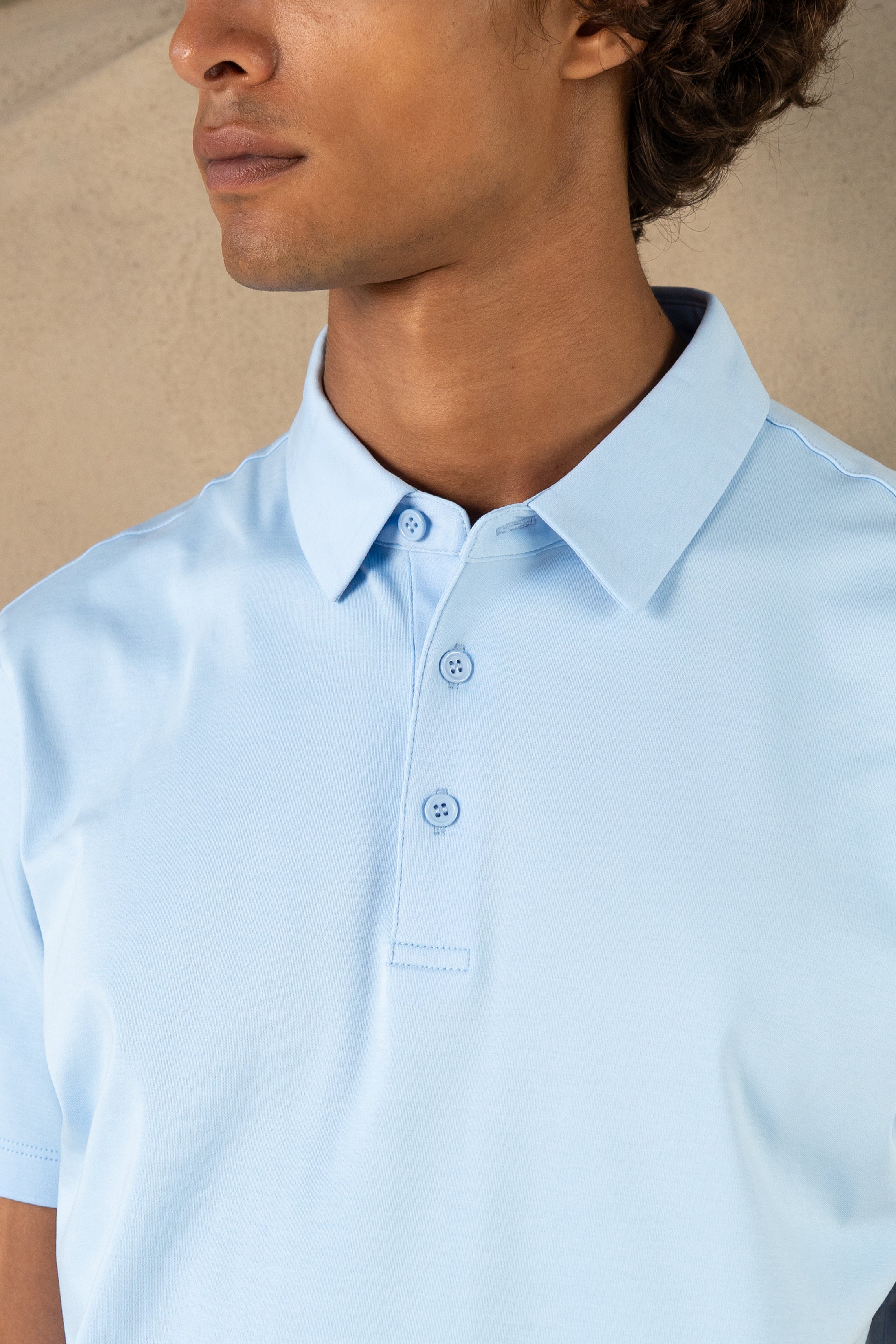 CAPRI LUXE POLO LIGHT BLUE