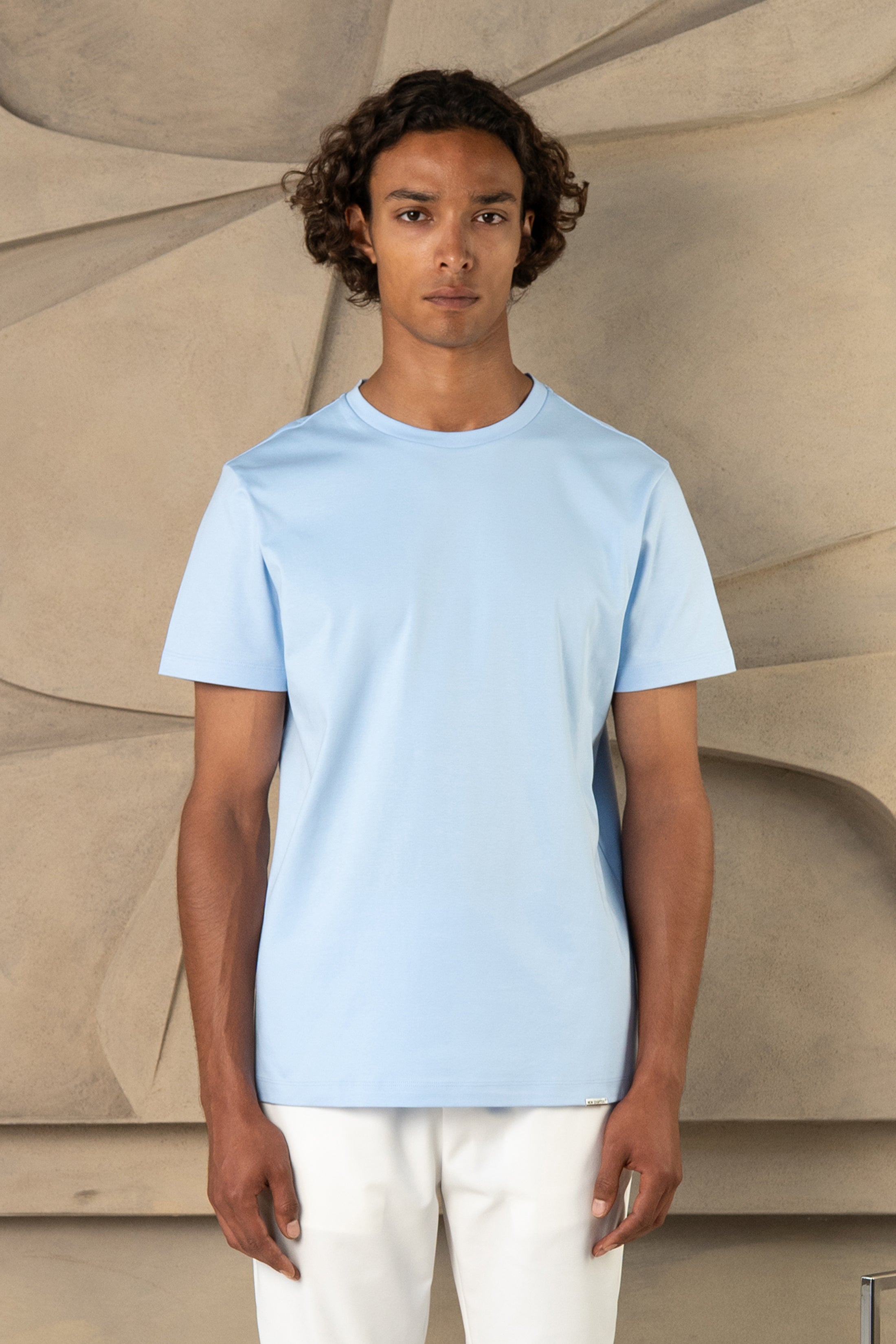 CAPRI LUXE T-SHIRT LICHTBLAUW