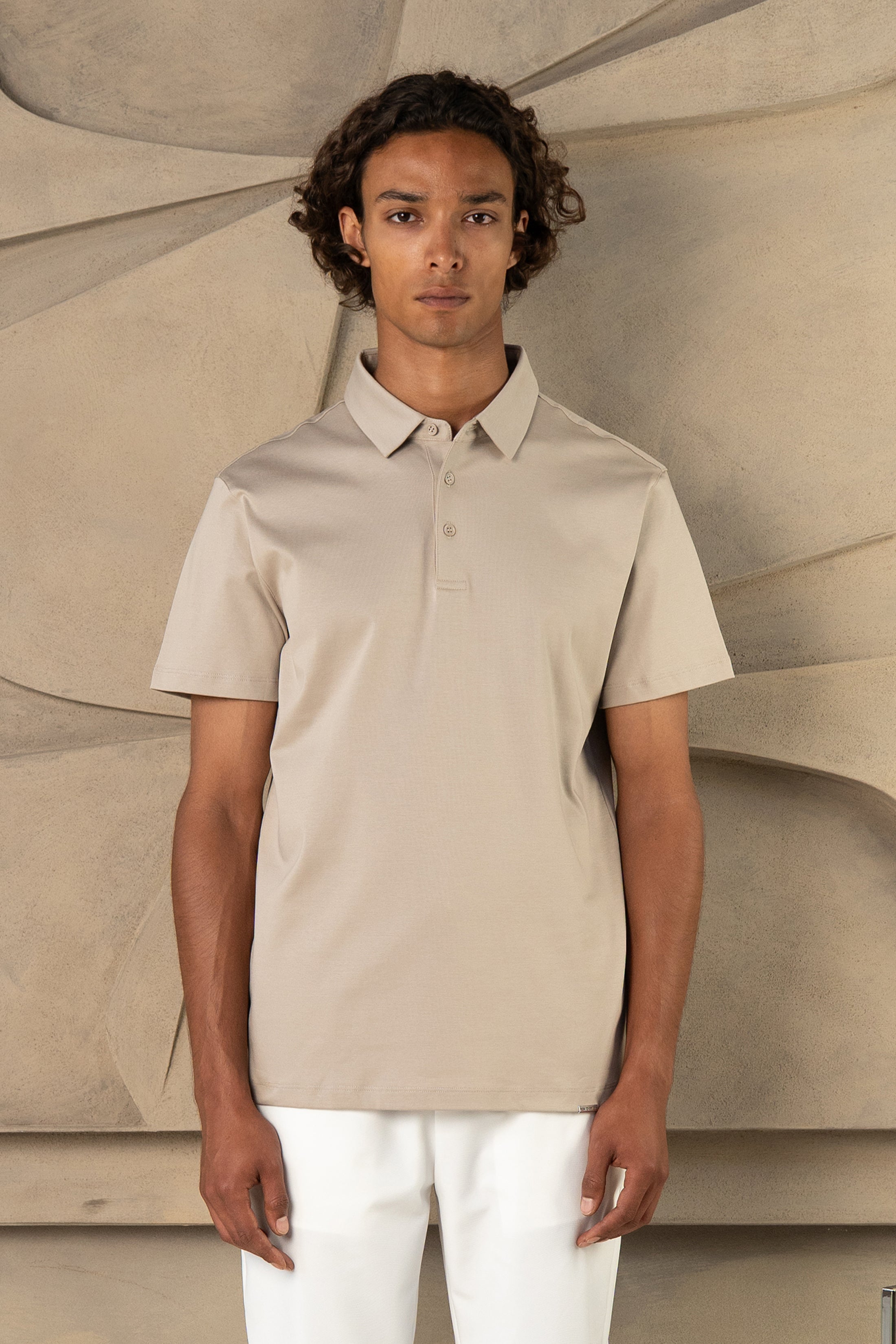 CAPRI LUXE POLO MID TAUPE