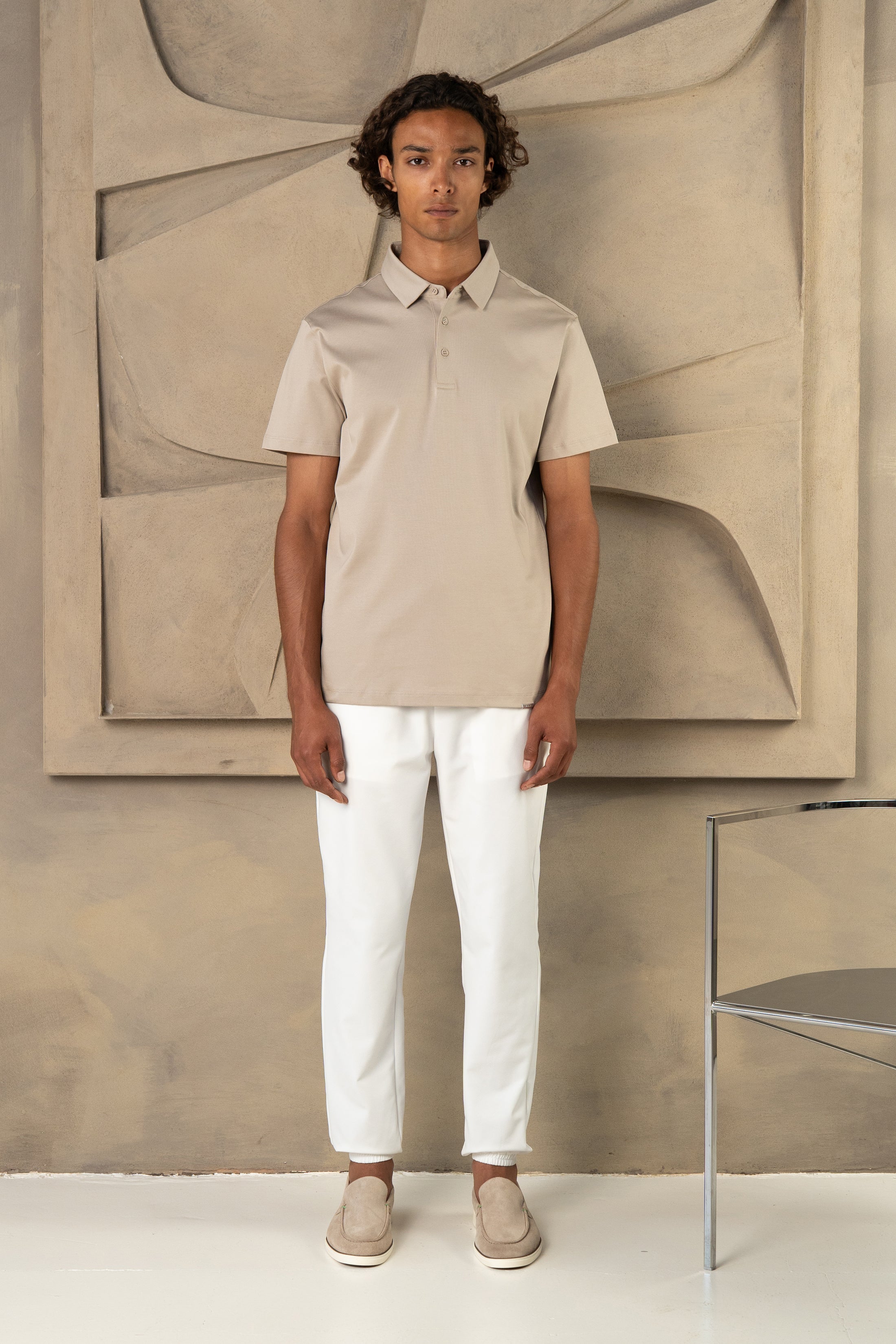 CAPRI LUXE POLO MID TAUPE