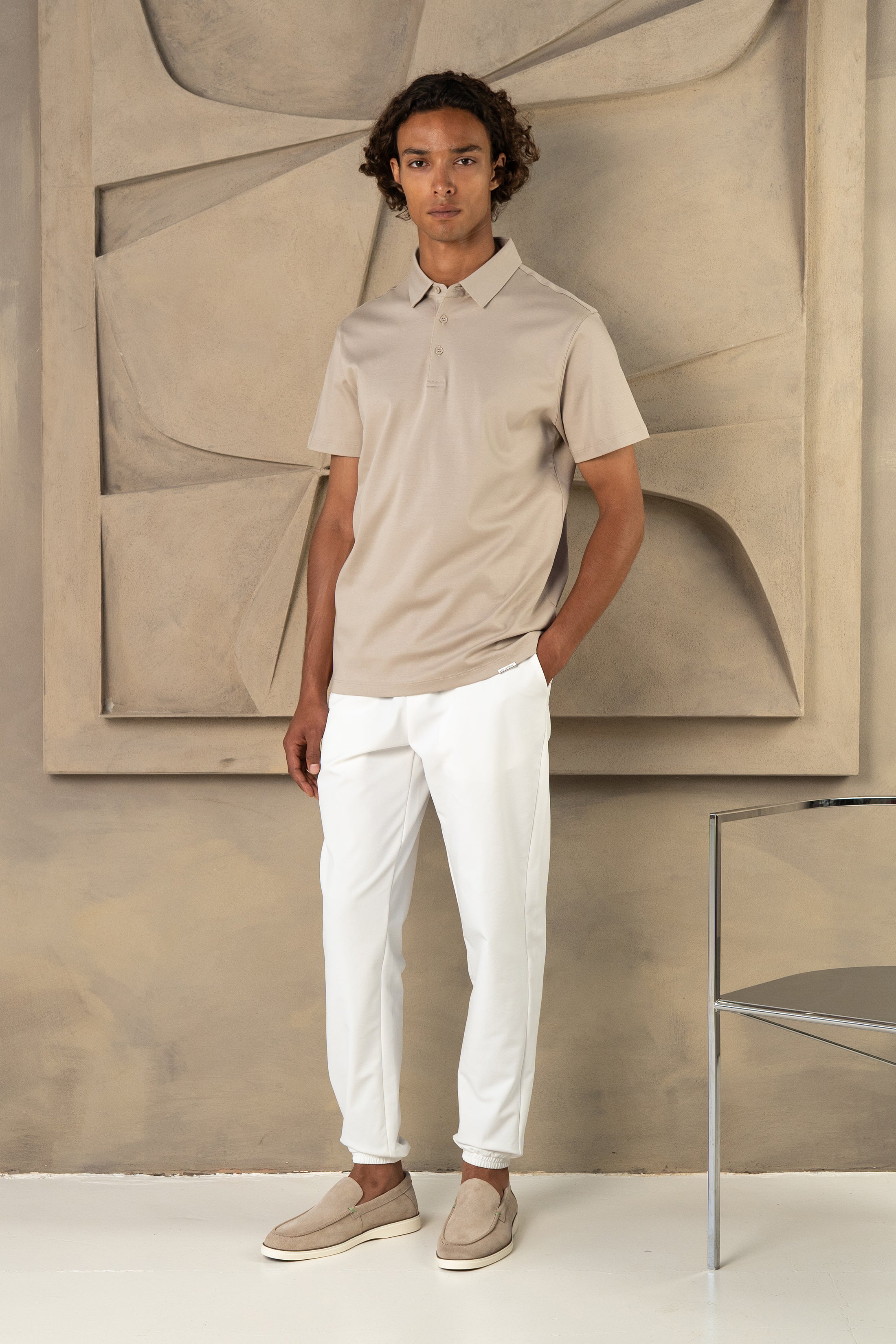 CAPRI LUXE POLO MID TAUPE