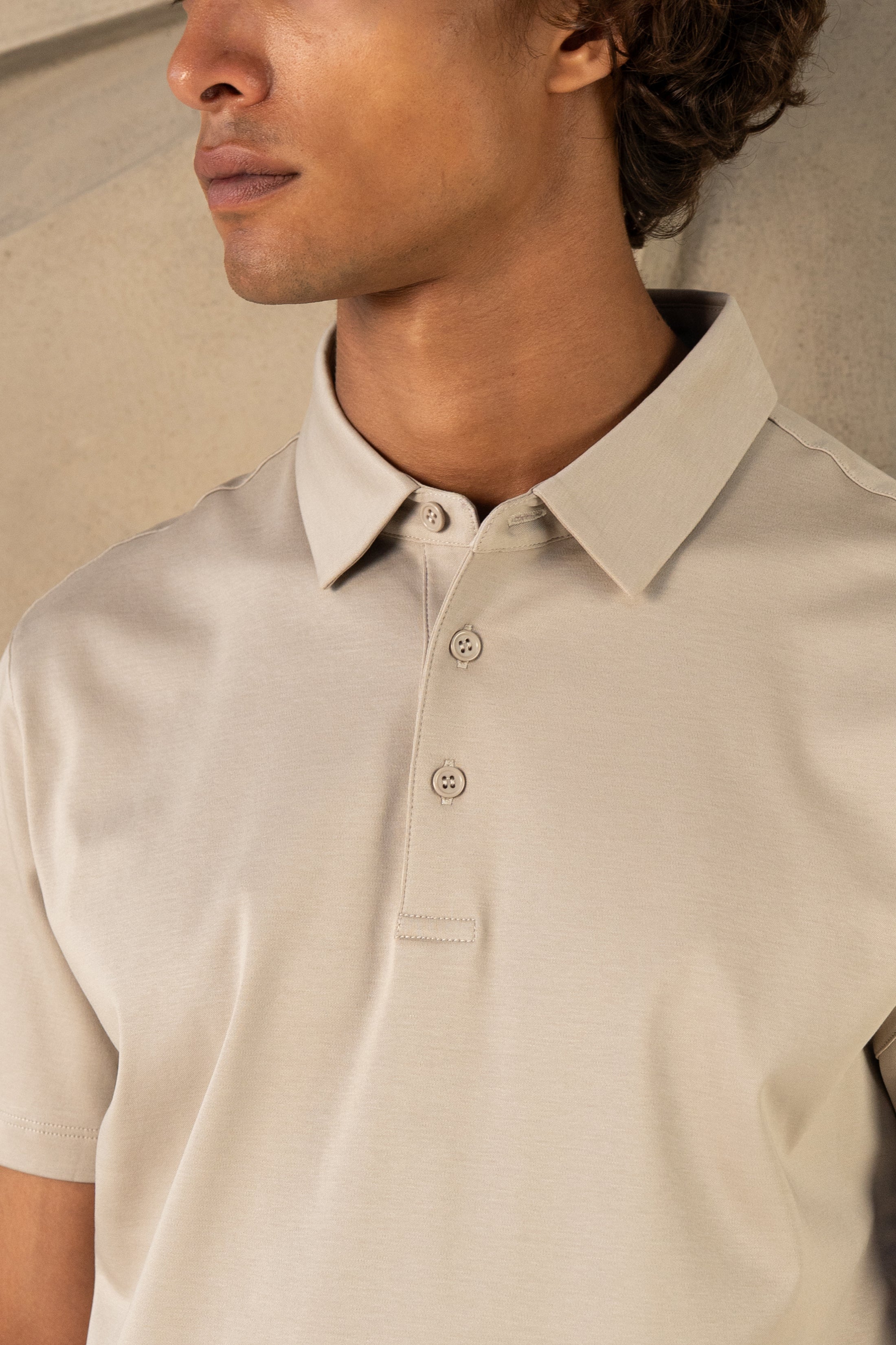 CAPRI LUXE POLO MID TAUPE