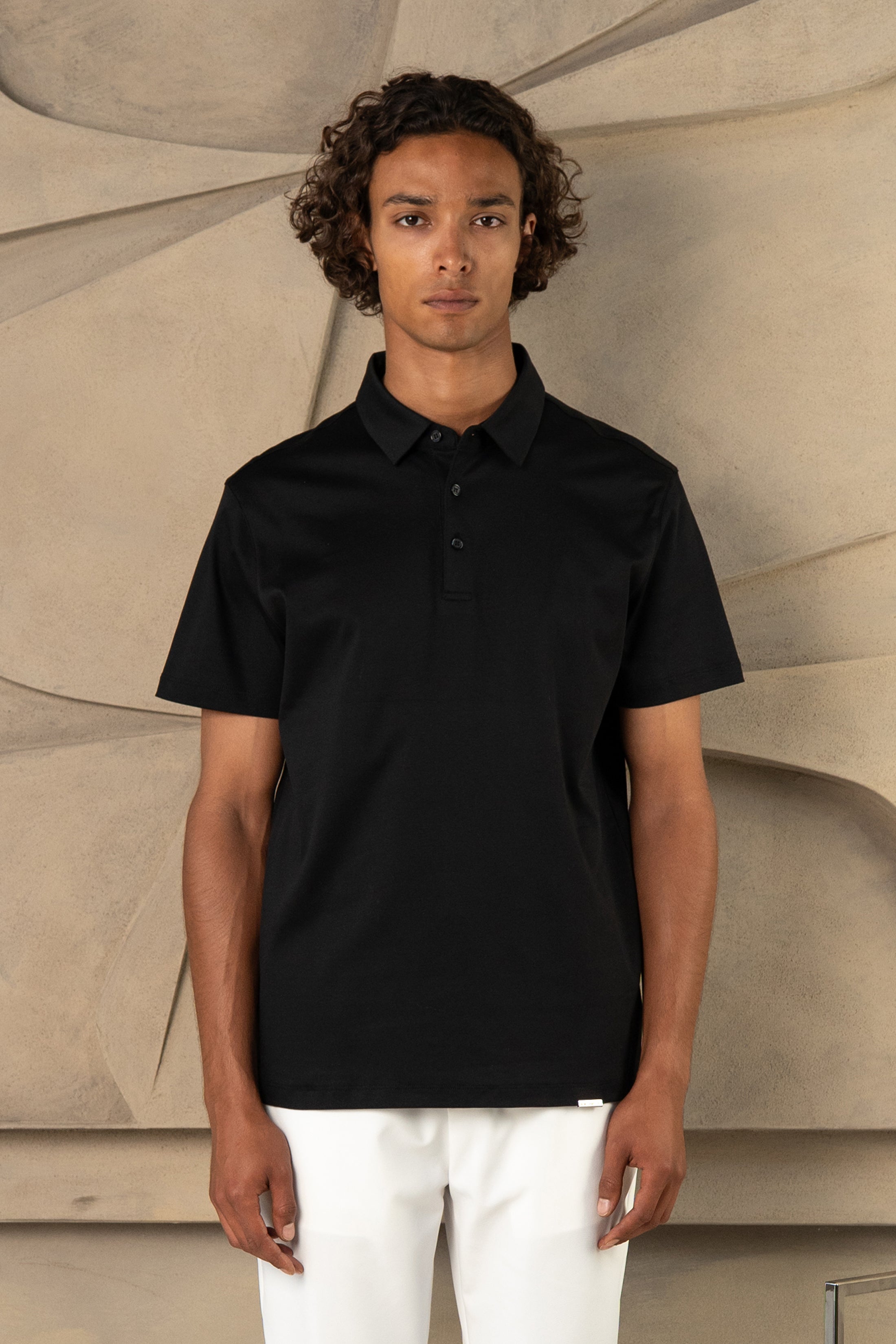 CAPRI LUXE POLO ZWART