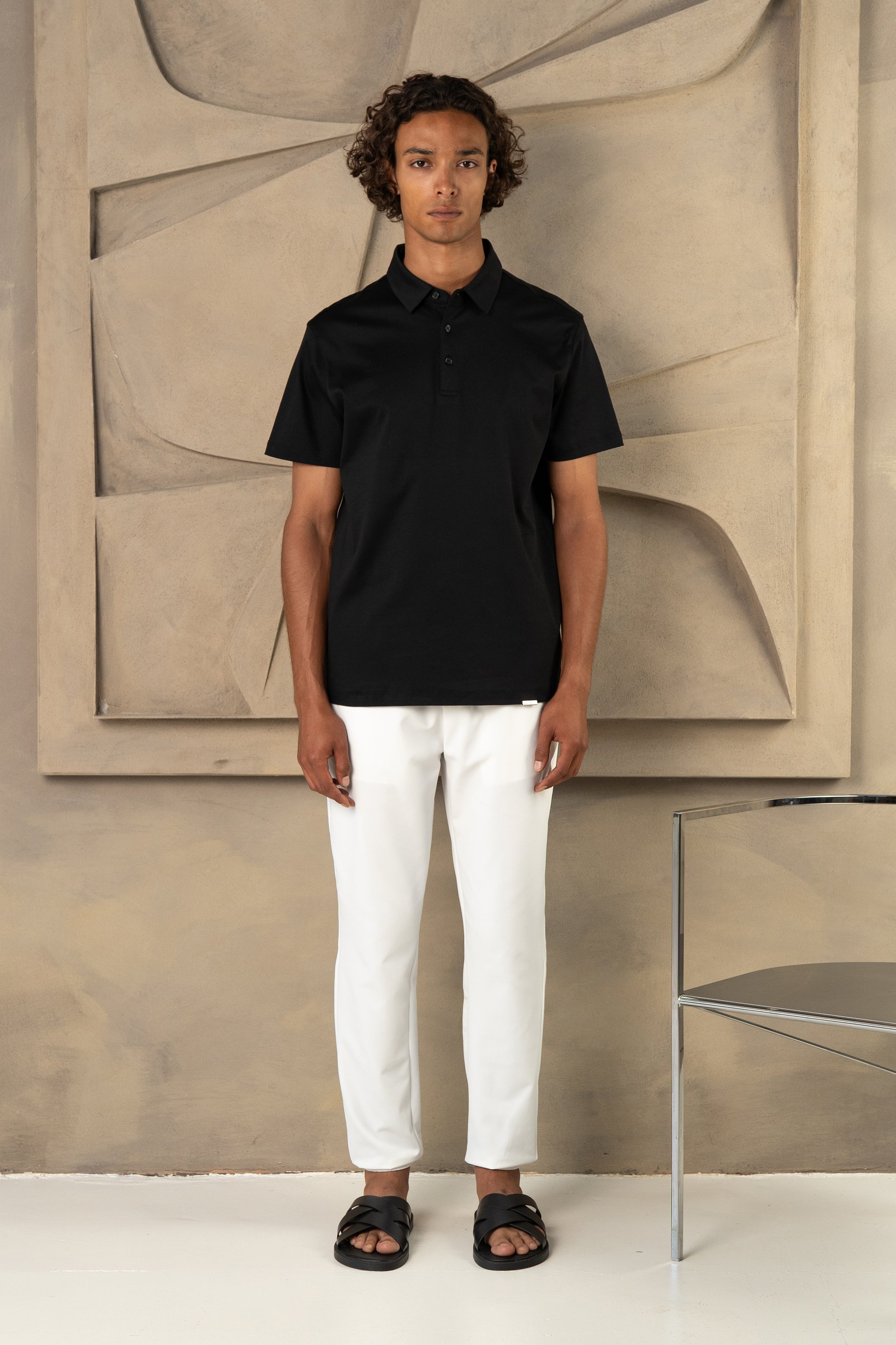CAPRI LUXE POLO ZWART
