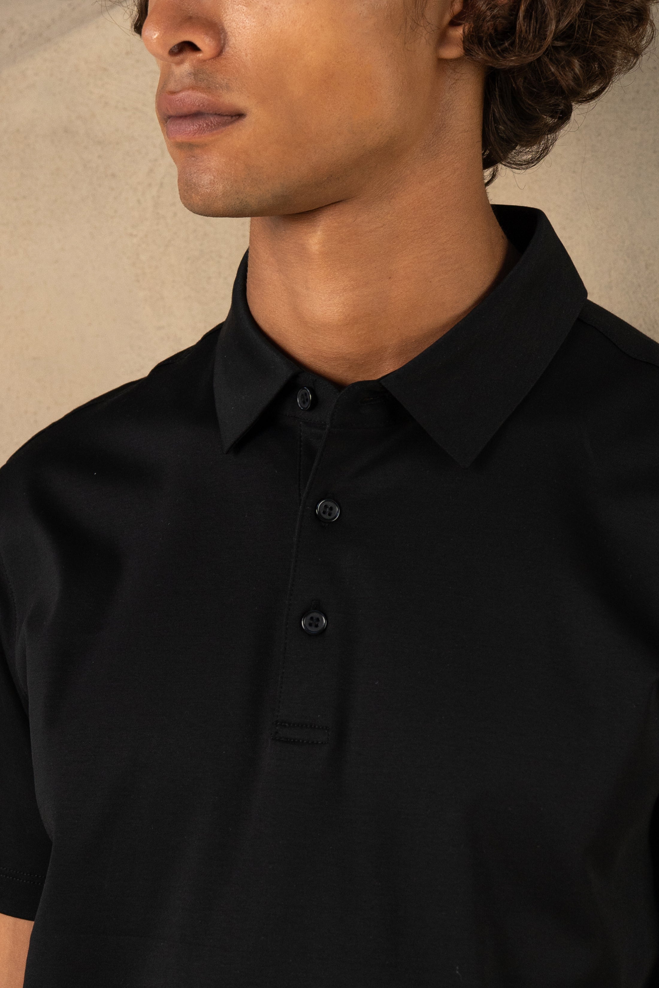 CAPRI LUXE POLO ZWART