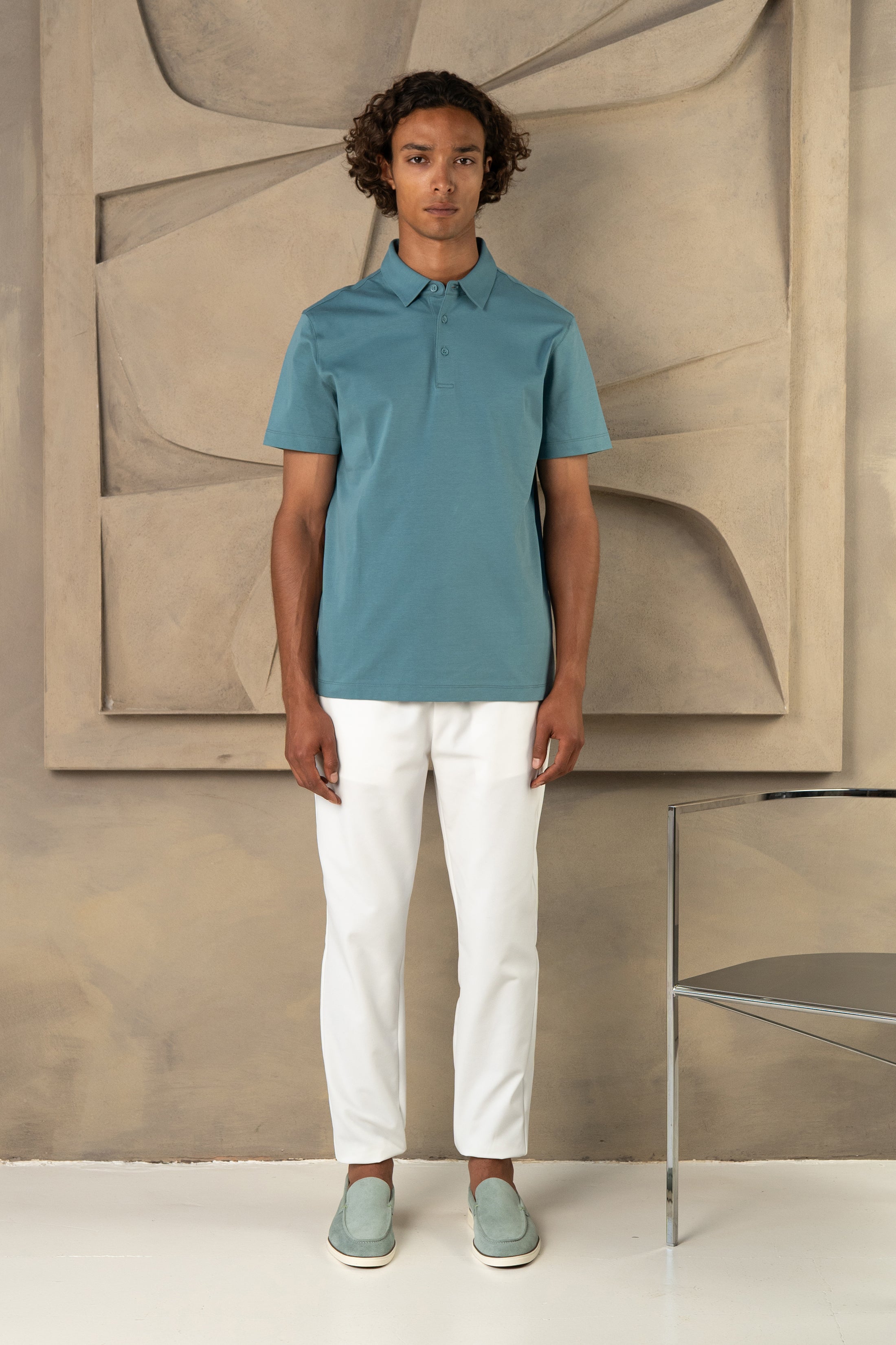 CAPRI LUXE POLO OCEAN MIST