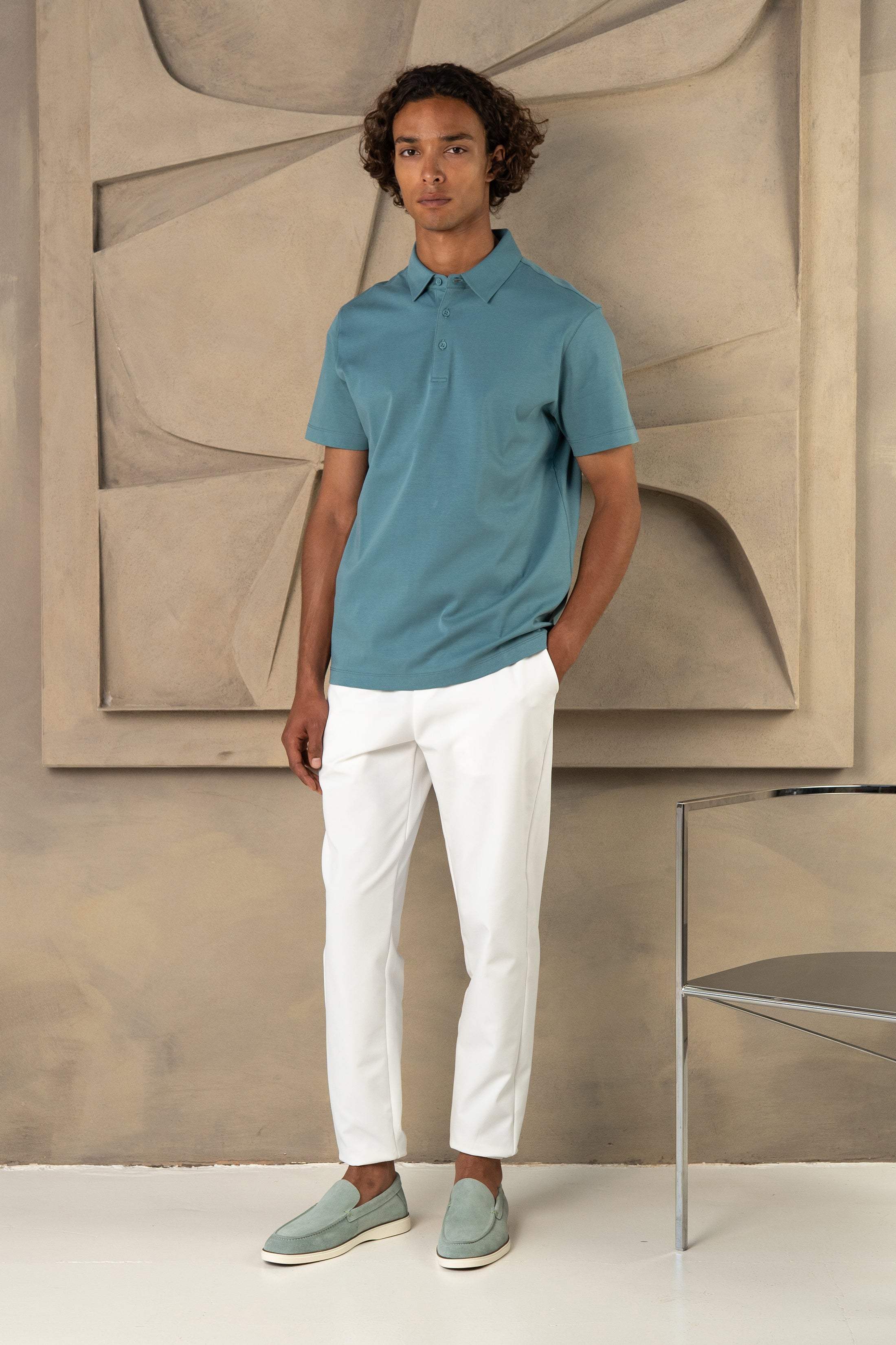 CAPRI LUXE POLO OCEAN MIST