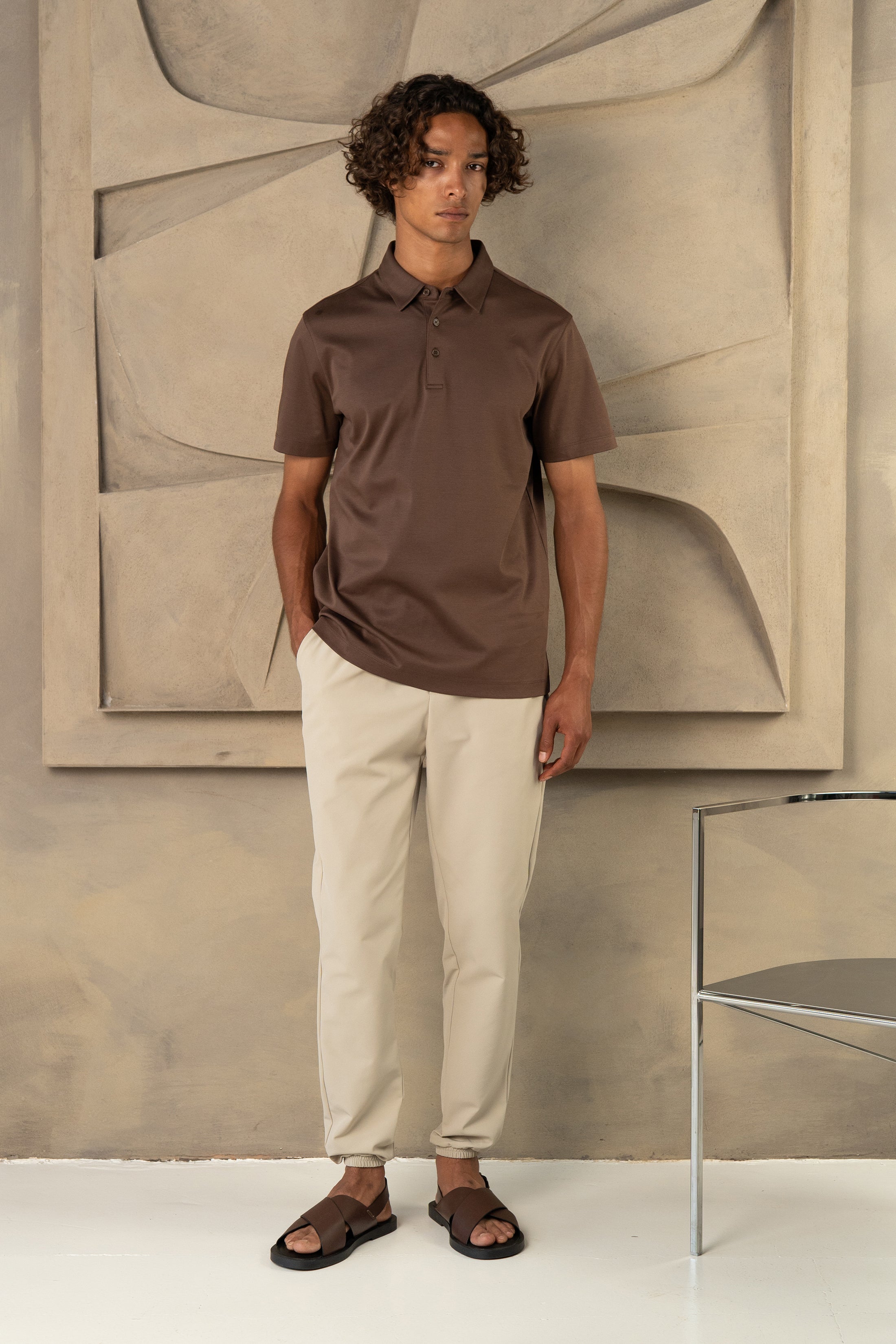 CAPRI LUXE POLO MOCHA BRUIN