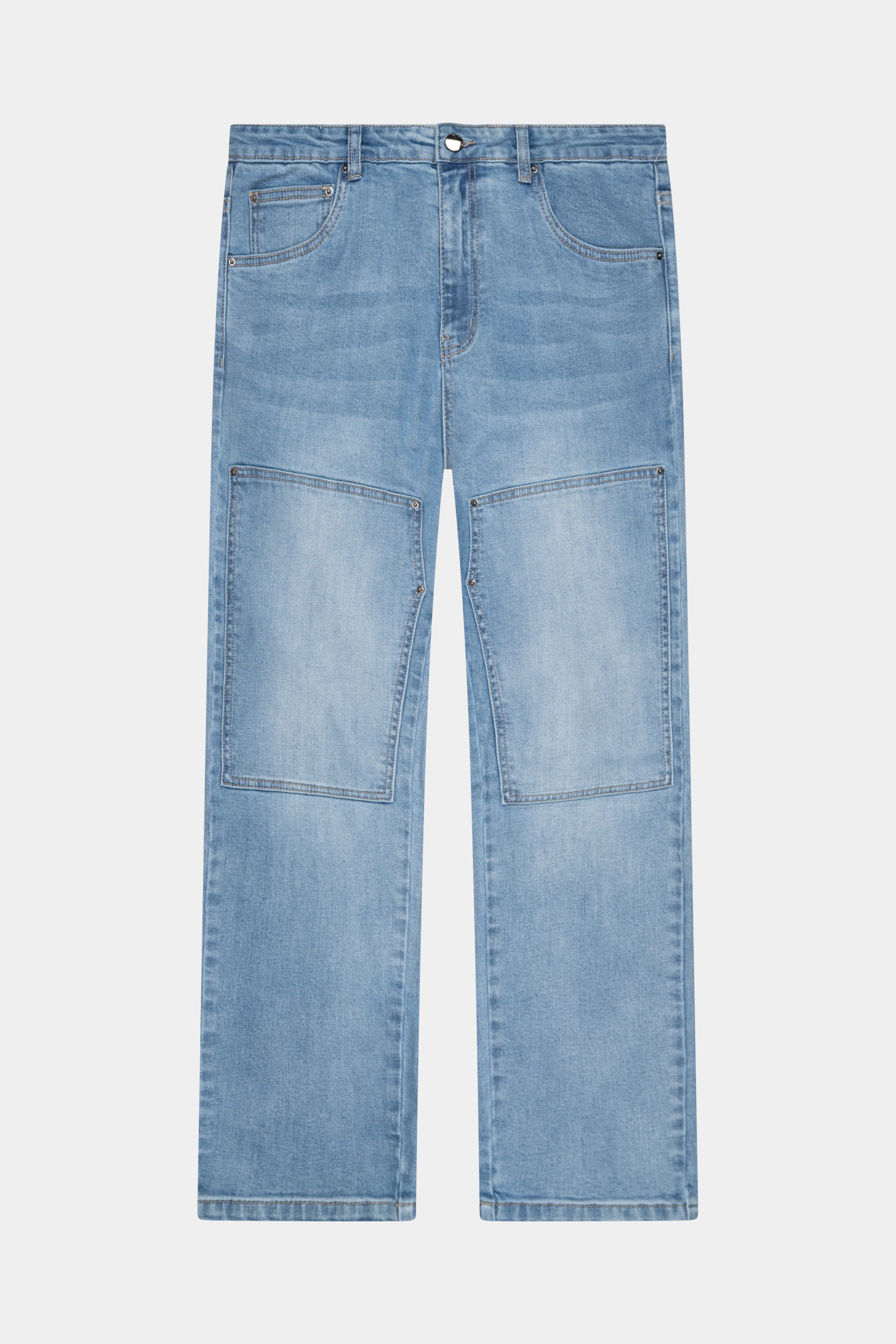 GINO SLIM CROPPED BLAUW