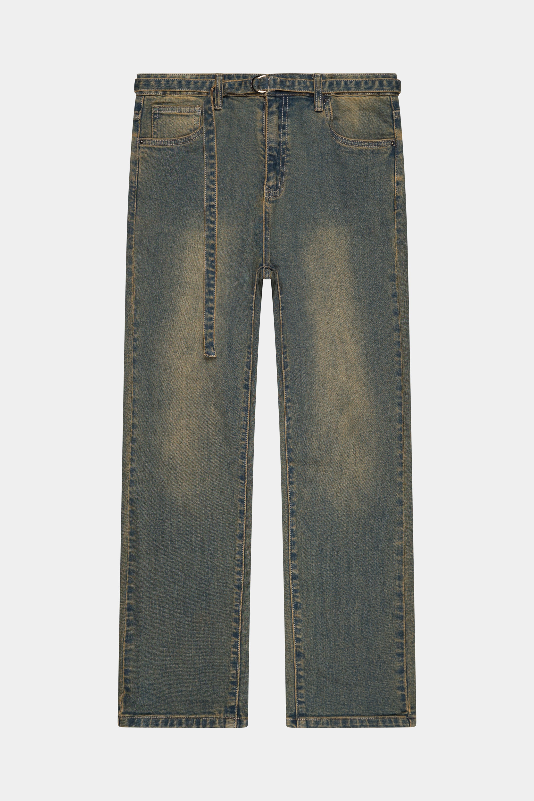 QUOS SLIM CROPPED DENIM RIEM