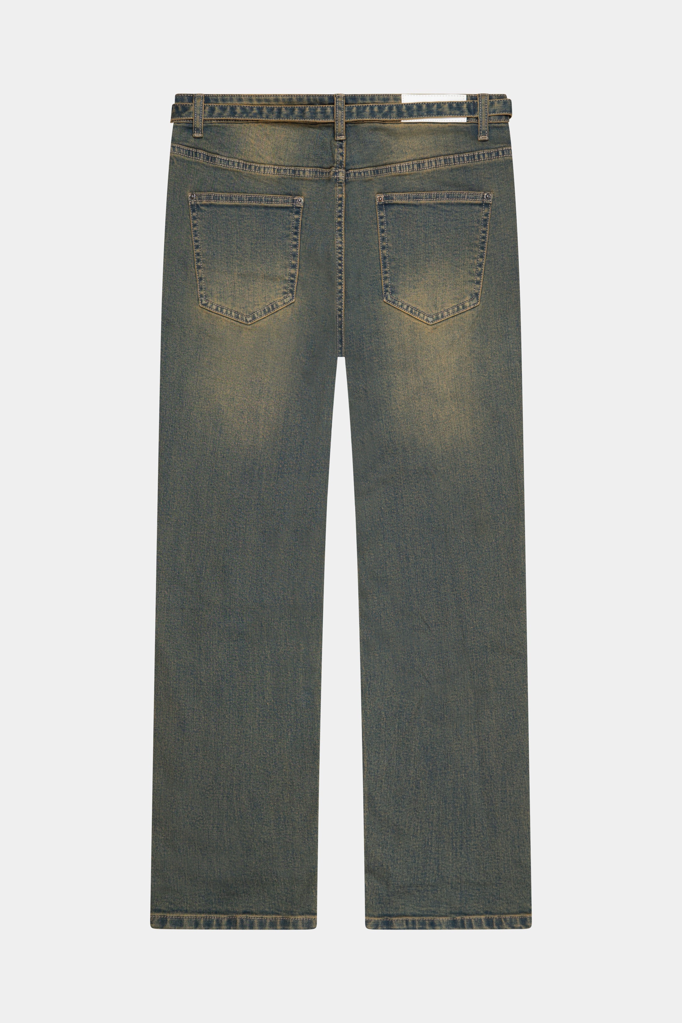 QUOS SLIM CROPPED DENIM RIEM